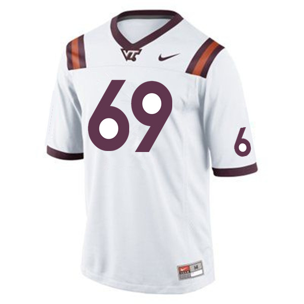 Men #69 Yosuah Nijman Virginia Tech Hokies College Football Jerseys Sale-Maroon